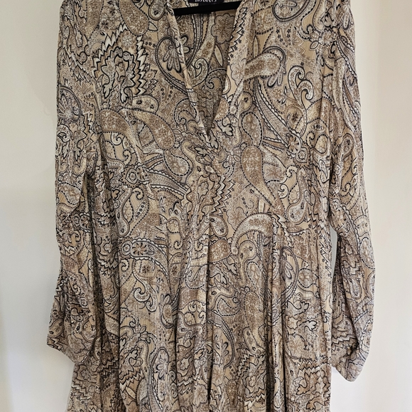 Roman's Paisley Crinkle Tunic 22W - Picture 4 of 7